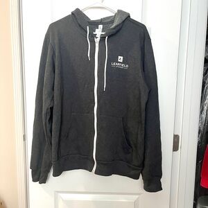 NWT Dark Grey Learfield Studios Zip Up Jacket Size: L
